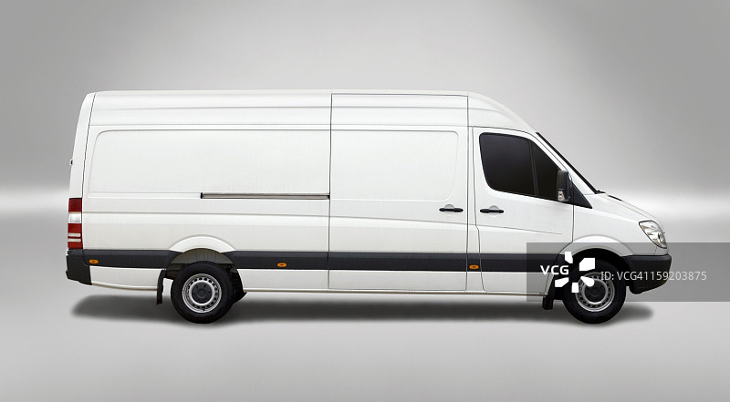 带剪切路径的空白货车图片素材