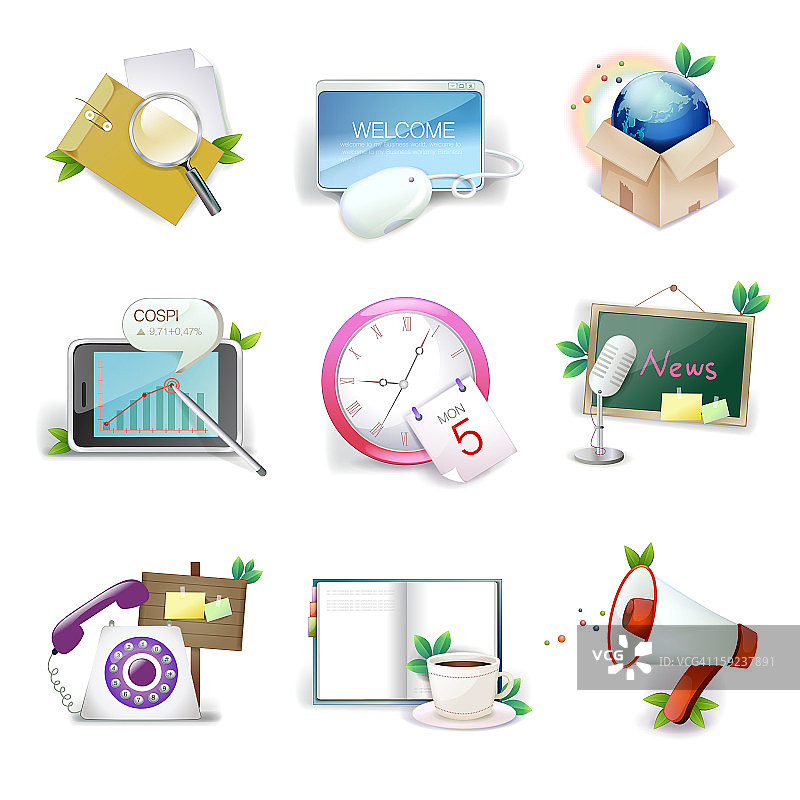 办公用品特写图片素材