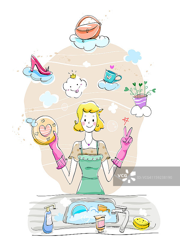 女人的生活图片素材