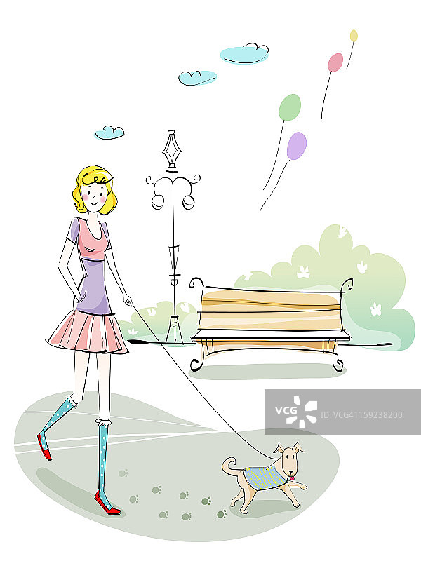 女人的生活图片素材