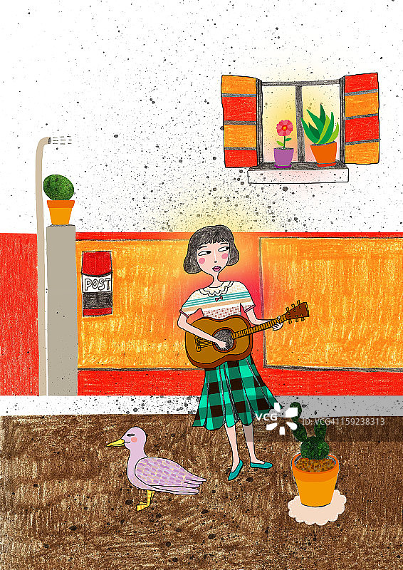 有趣的女孩们图片素材