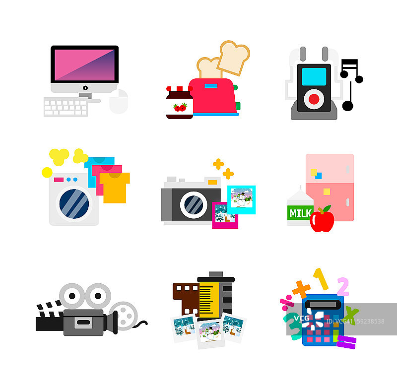 电子设备元件图片素材