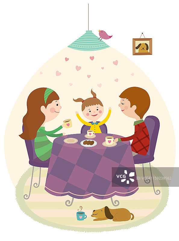 幸福的家庭图片素材