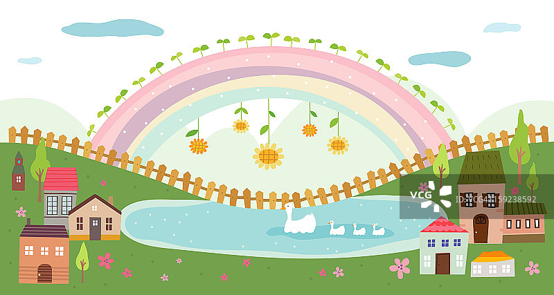 城镇风光图片素材