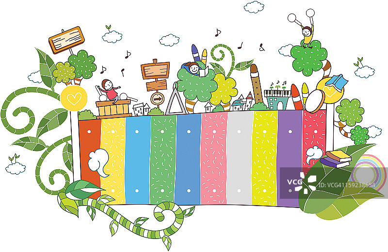 植物与儿童图片素材