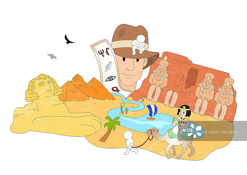 埃及的旅游景点图片素材