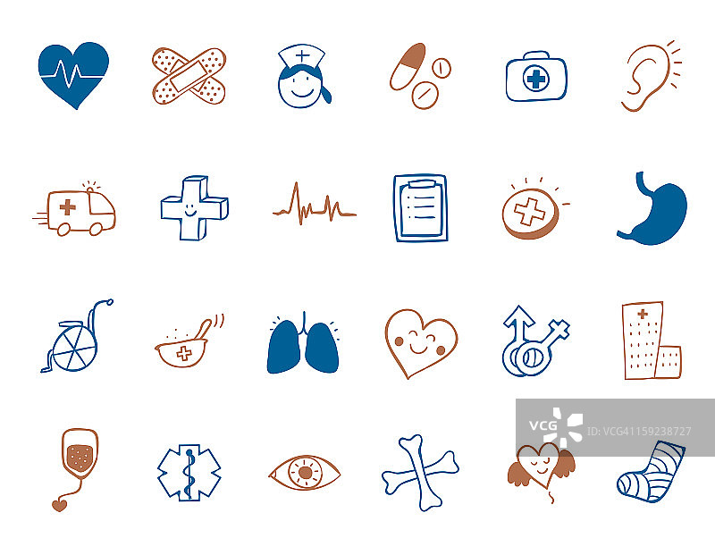 医药图标合集图片素材