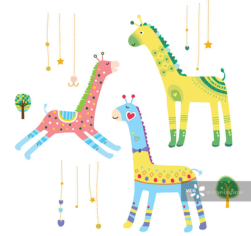 长颈鹿特写镜头图片素材