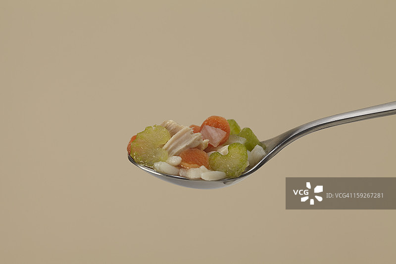 鸡肉米饭汤图片素材