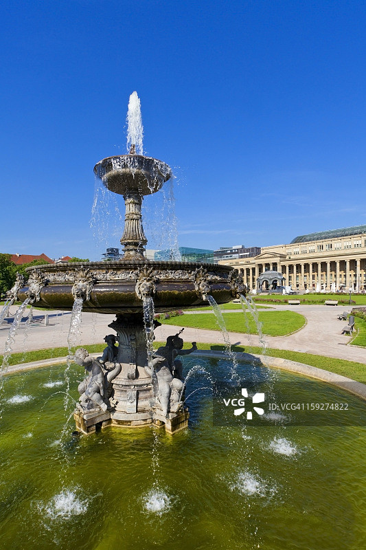 德国斯图加特城堡广场图片素材