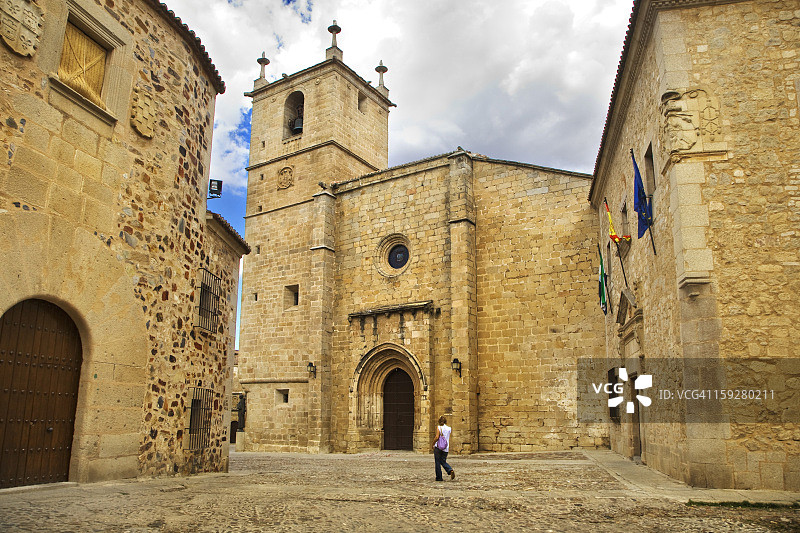 卡塞雷斯联合国教科文组织世界遗产地图片素材