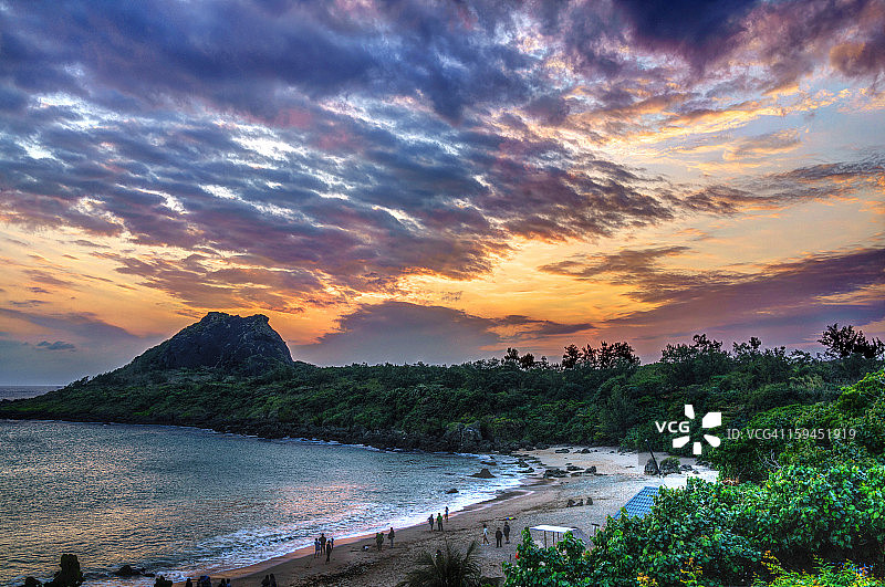 中国台湾垦丁日落图片素材
