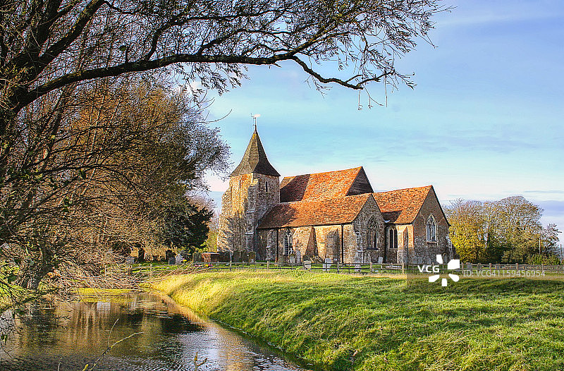 经典乡村教堂图片素材