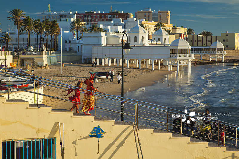 西班牙安达卢西亚自治区加的斯省图片素材