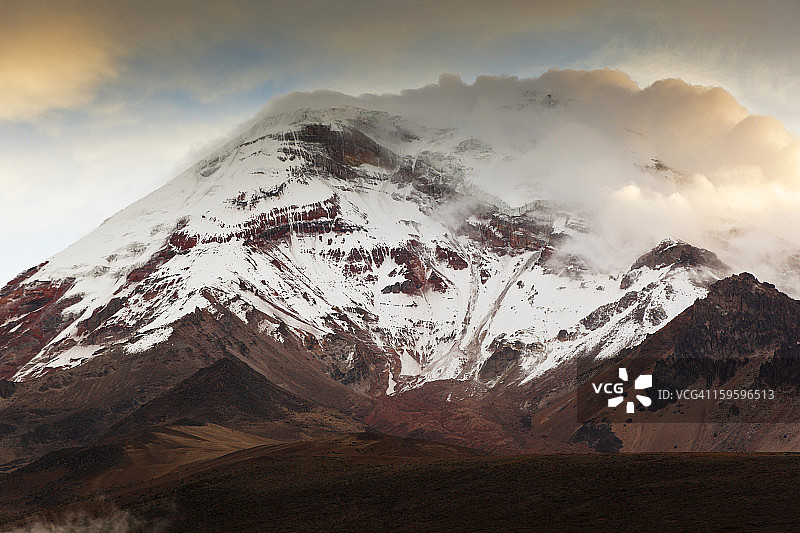 火山之路，厄瓜多尔图片素材