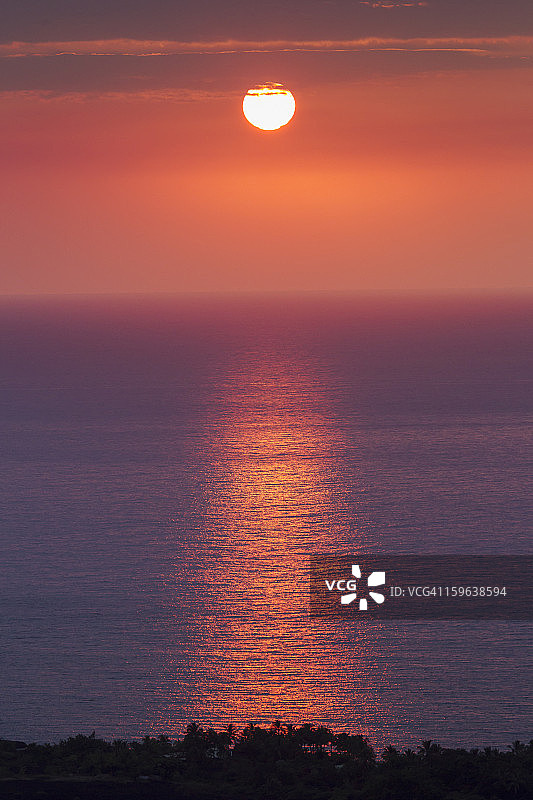 夏威夷科纳海岸的冬至图片素材