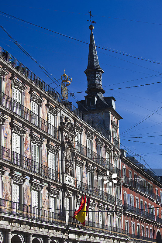 西班牙马德里市长广场图片素材