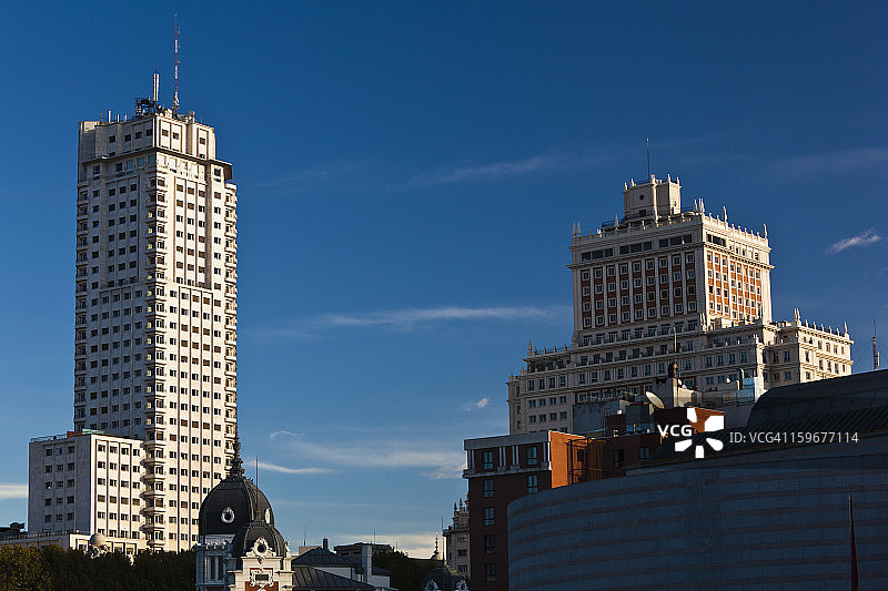 西班牙马德里市中心西班牙广场图片素材