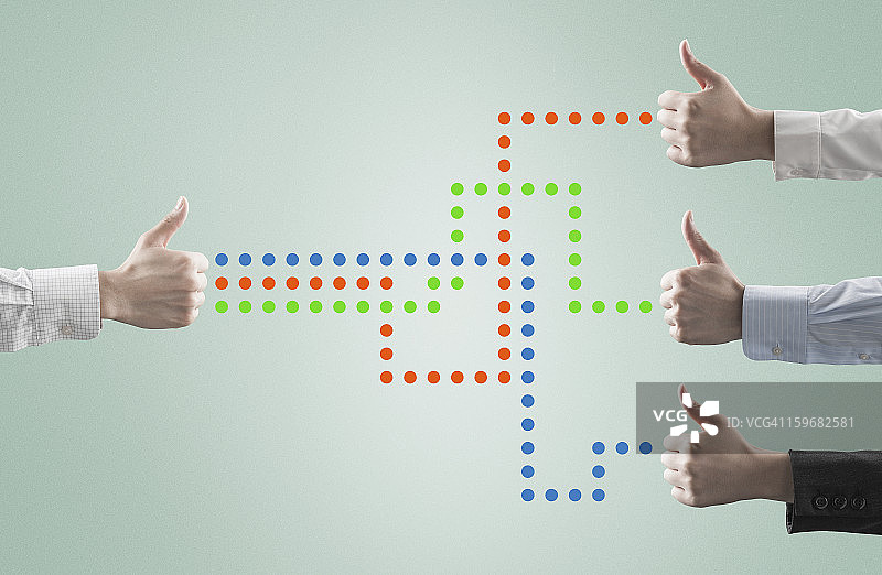 数字连接图片素材