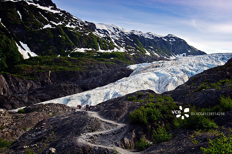 出口冰川图片素材