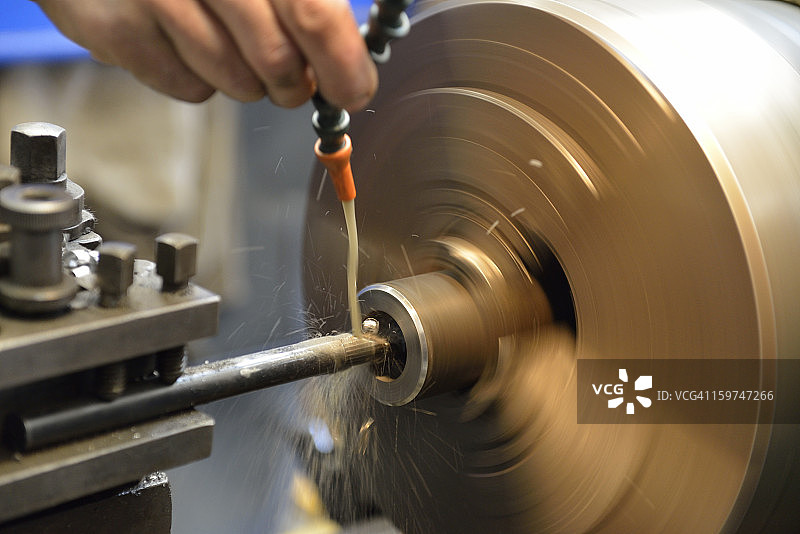 水冷式金属铣床图片素材