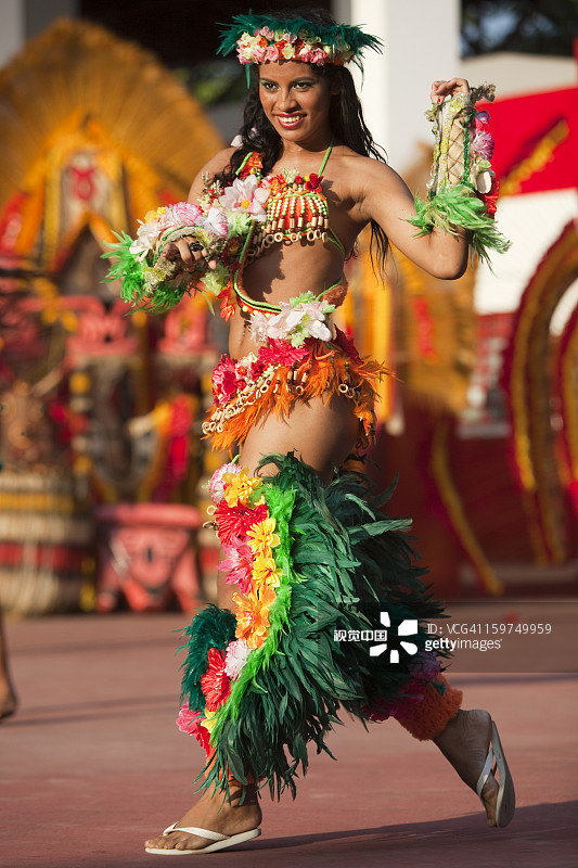 Boi Bumba节的表演服装展示图片素材