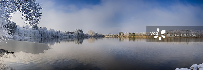 加拿大雪景图片素材