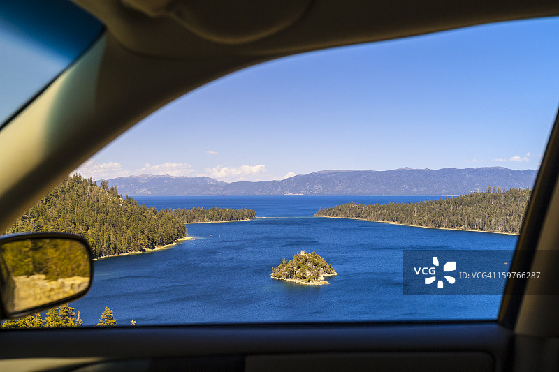 美国太浩湖公路旅行图片素材