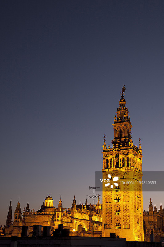 安达卢西亚塞维利亚大教堂和吉拉尔达塔图片素材