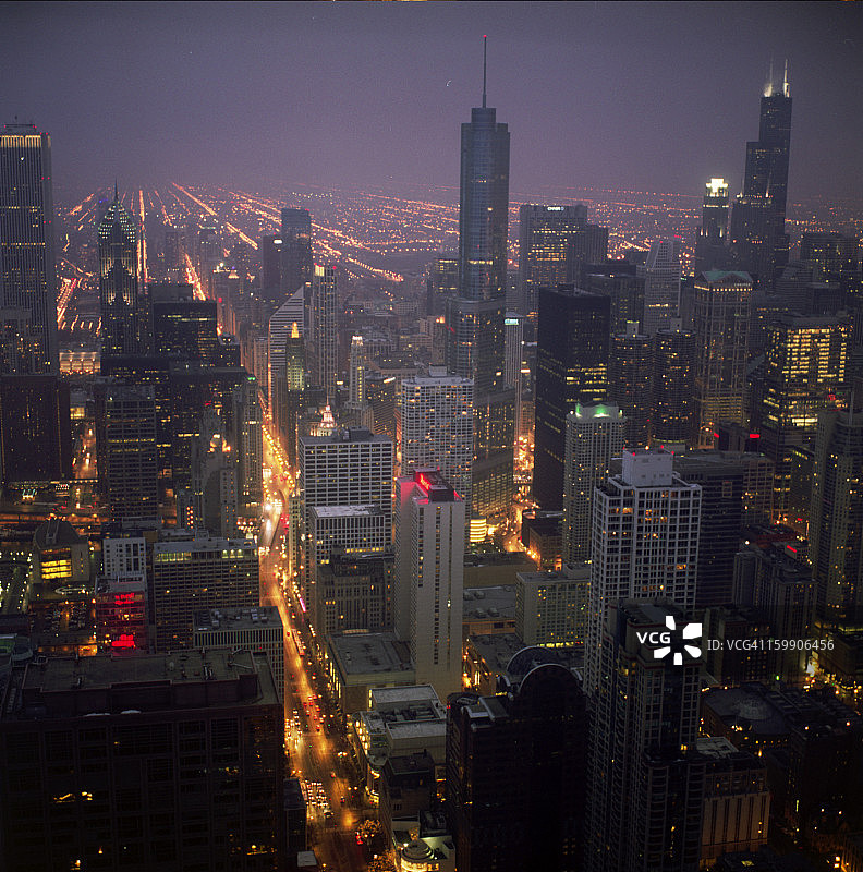 芝加哥环线景色图片素材