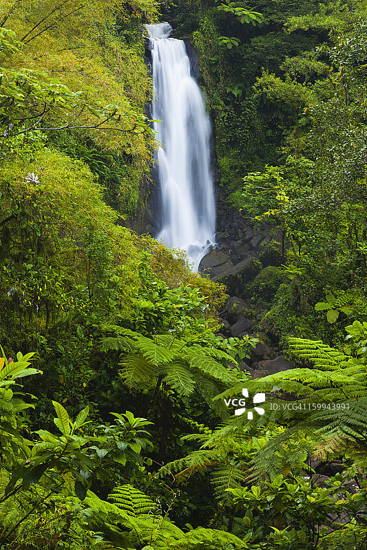 多米尼克罗索特拉法加瀑布图片素材