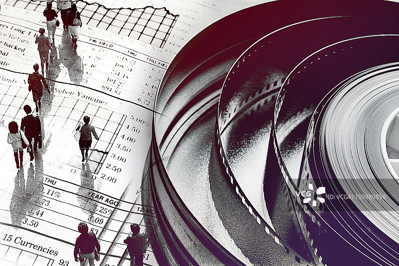 电影行业插画图片素材