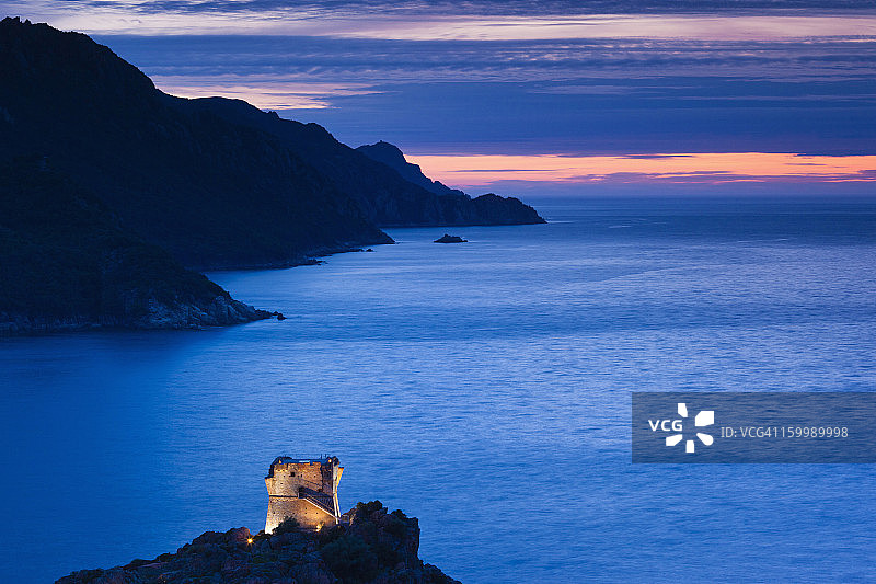 南科西嘉，科西嘉，海湾景色图片素材