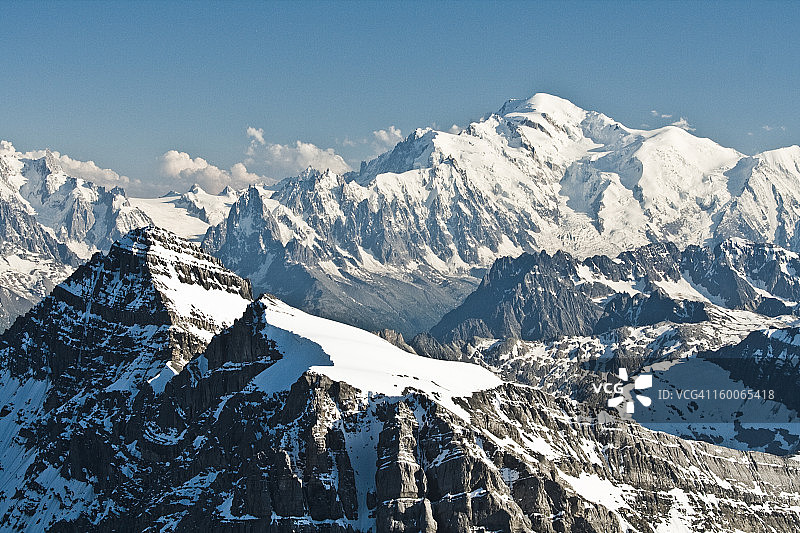 勃朗峰图片素材