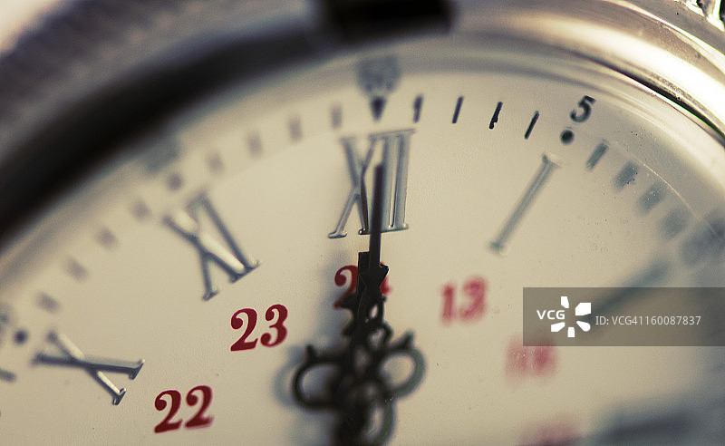 时钟表面午夜版图片素材