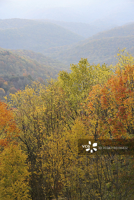 西弗吉尼亚州的秋季景色图片素材