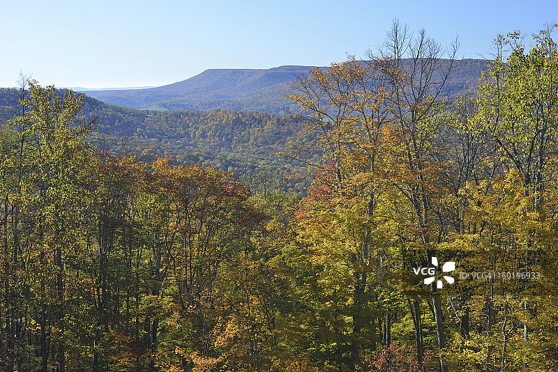 西弗吉尼亚州的秋季景色图片素材