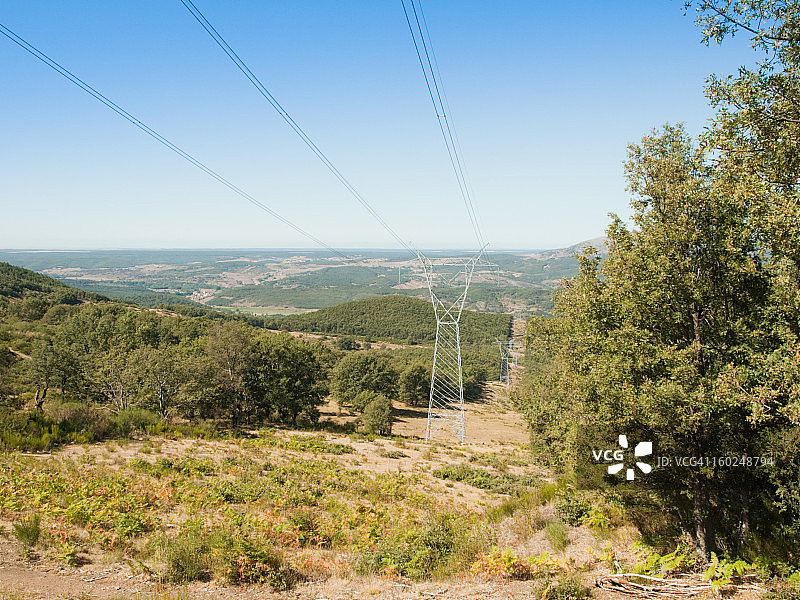 森林破碎化图片素材