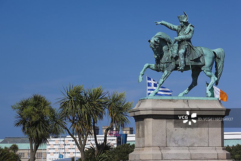 诺曼底瑟堡-奥克特维尔城市风光图片素材