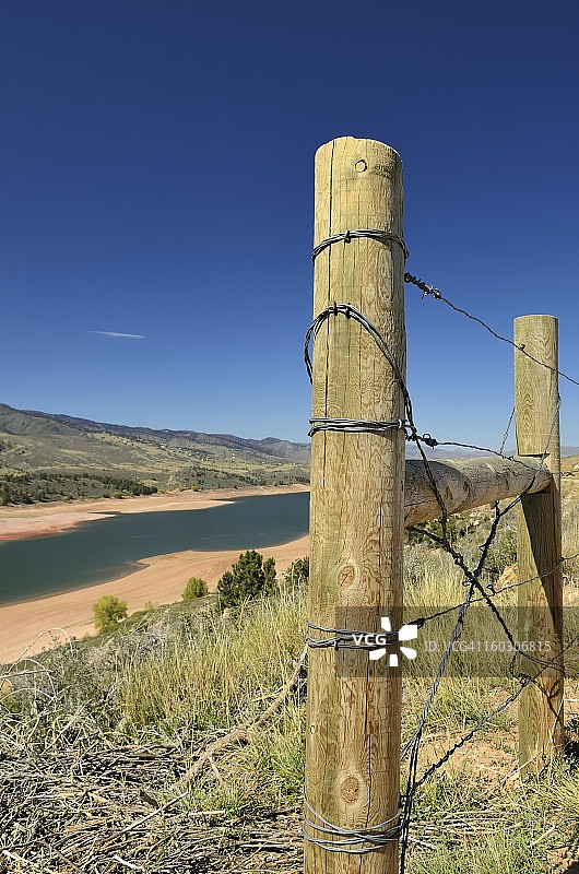 科林斯堡的马齿湖水库图片素材
