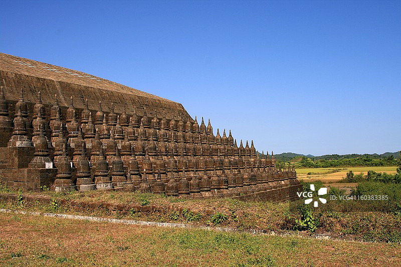 缅甸妙乌科塘寺图片素材