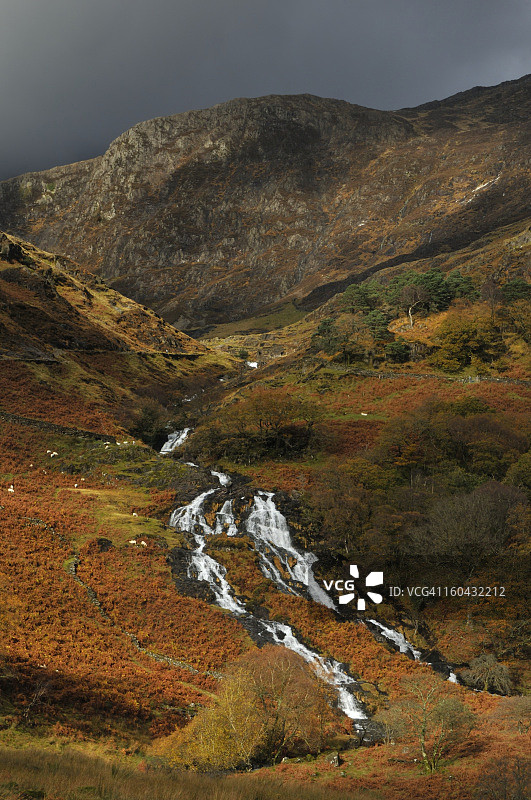 斯诺登瀑布图片素材