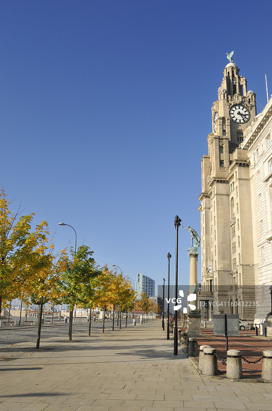 秋季的皇家利物大厦图片素材