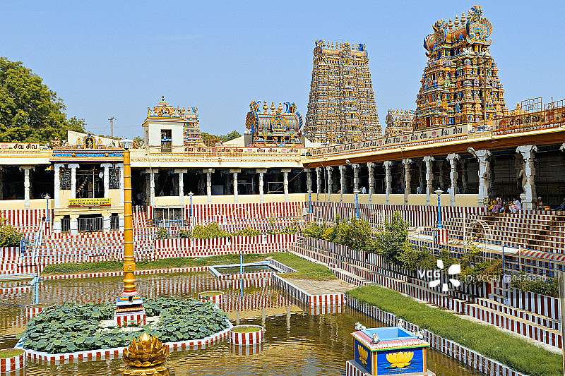 马杜赖米纳克希神庙图片素材