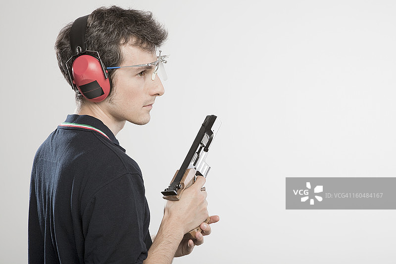 射击运动员图片素材