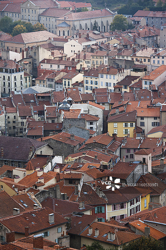 奥弗涅地区城镇景观图片素材