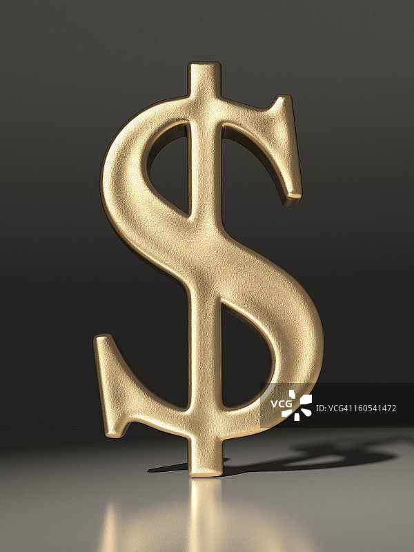 金色美元货币符号图片素材