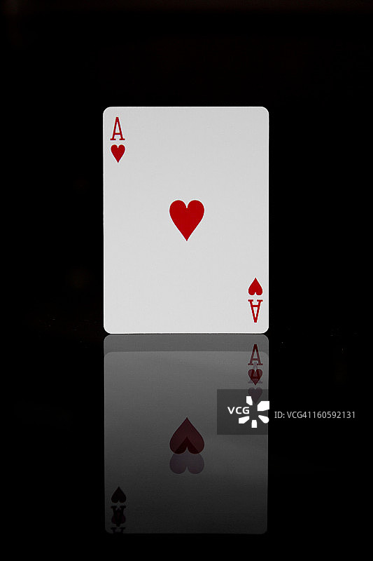 红桃A扑克牌图片素材