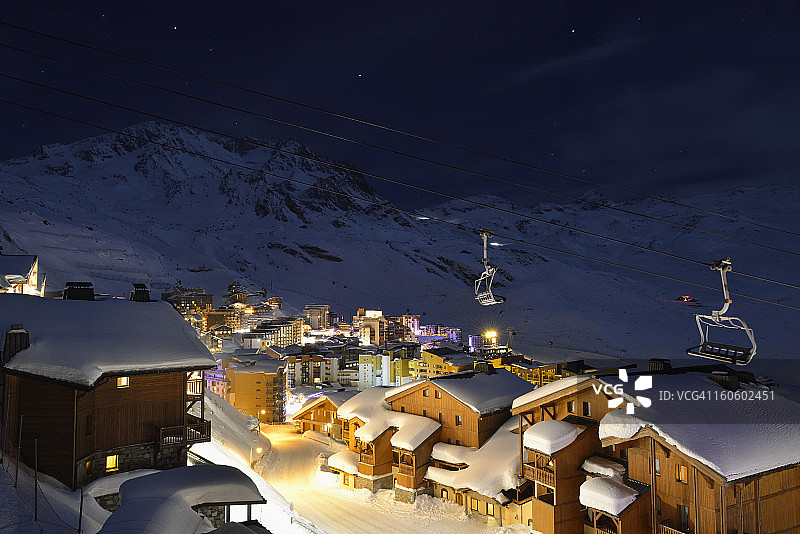 夜晚的瓦尔托伦斯图片素材