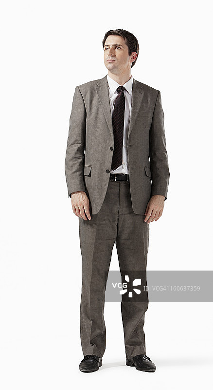 侧视的商务男士图片素材